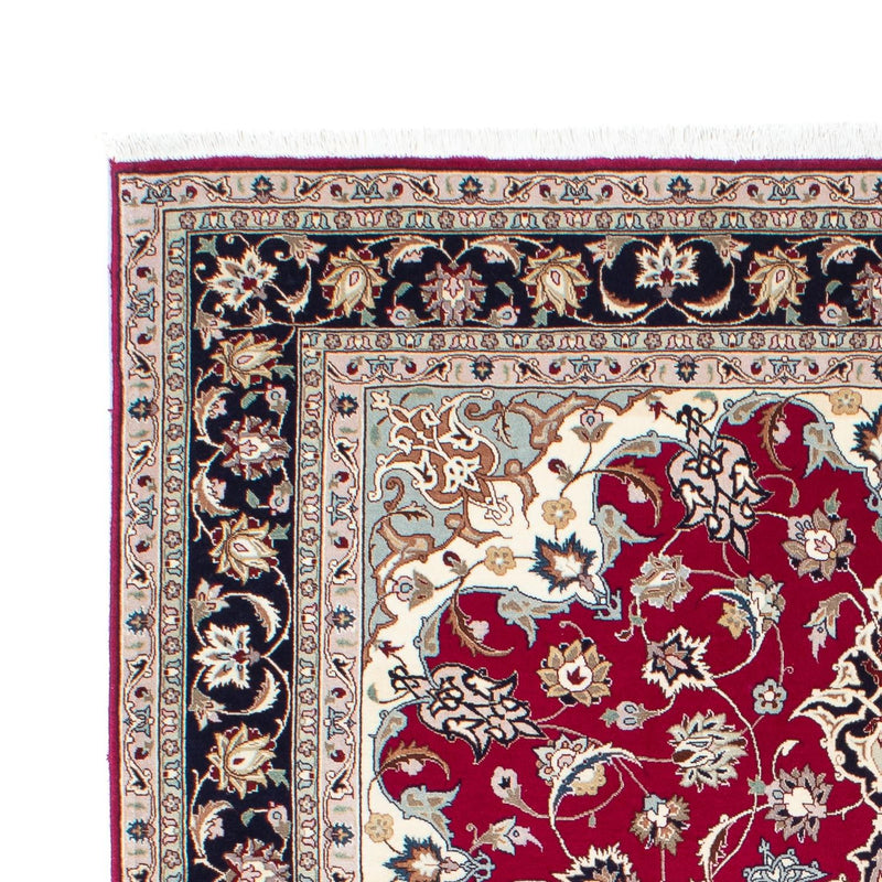 Persisk tæppe - Tabriz - Royal - 200 x 150 cm - mørkerød