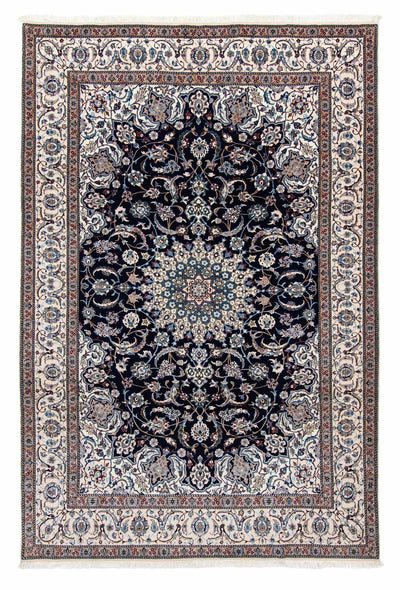 Nain - 9La Tæppe 203x303cm - Persisk tæppe - sort