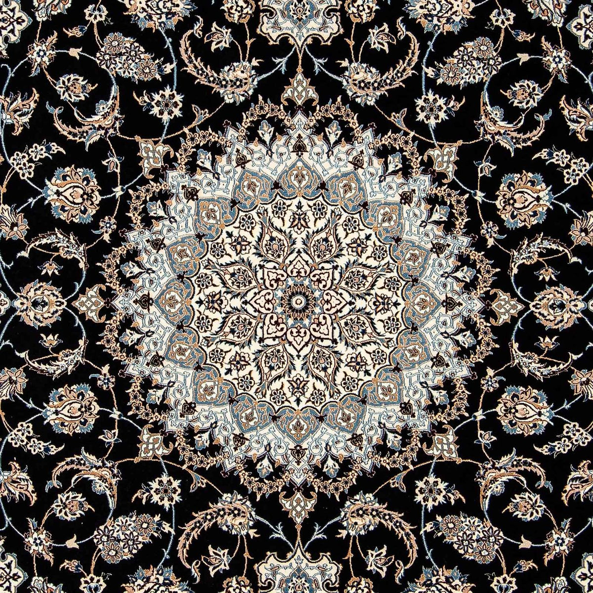 Persisk tæppe - Nain - Premium - 312 x 222 cm - beige