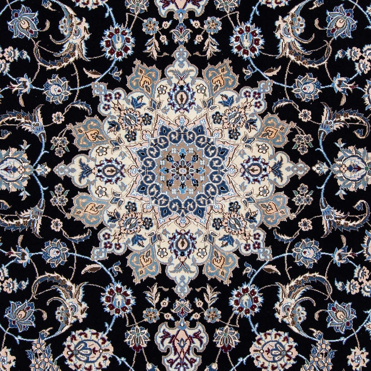 Persisk tæppe - Nain - Royal - 295 x 204 cm - sort