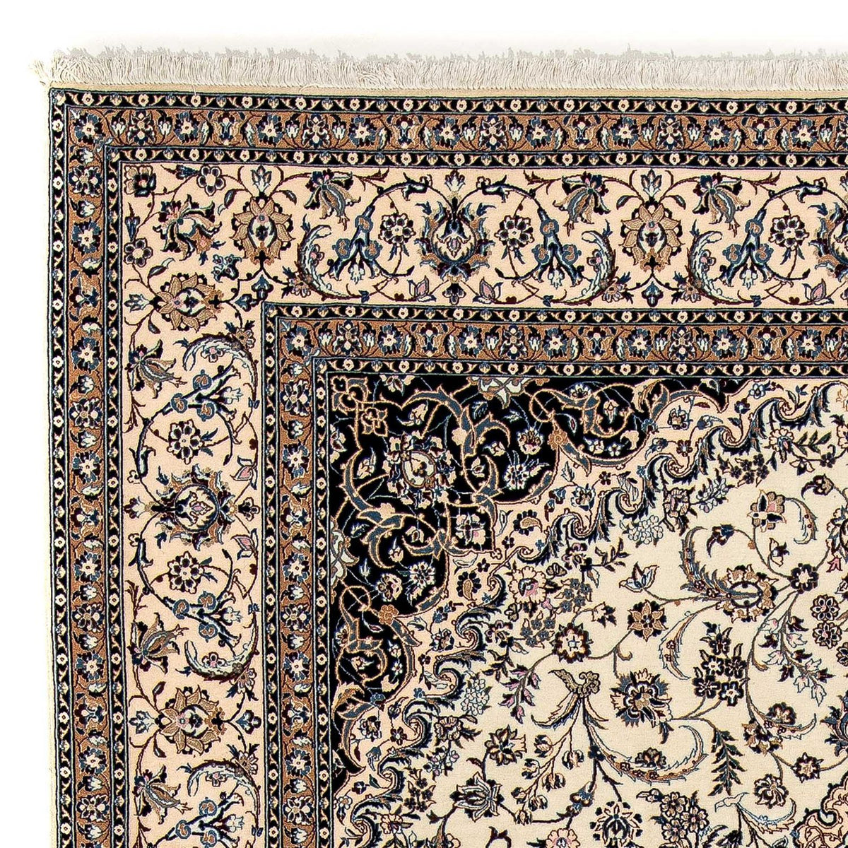 Persisk tæppe - Nain - Premium - 308 x 204 cm - beige