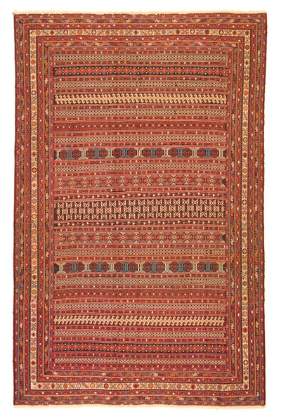 Afshar Sirjan Tæppe 196x291cm - Persisk tæppe