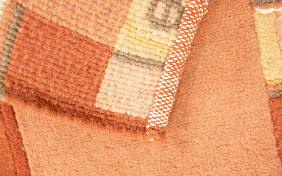 Nepal Tæppe - 60 x 40 cm - pink