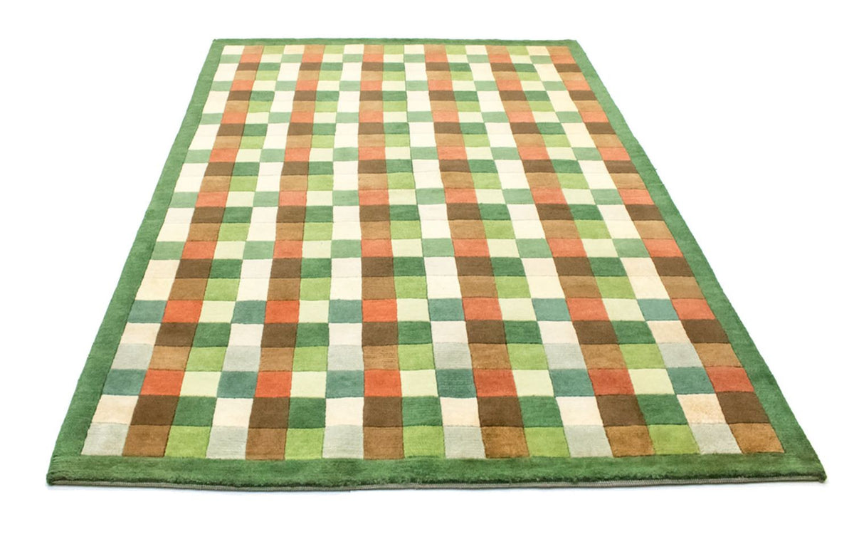 Nepal Tæppe - 230 x 160 cm - grøn