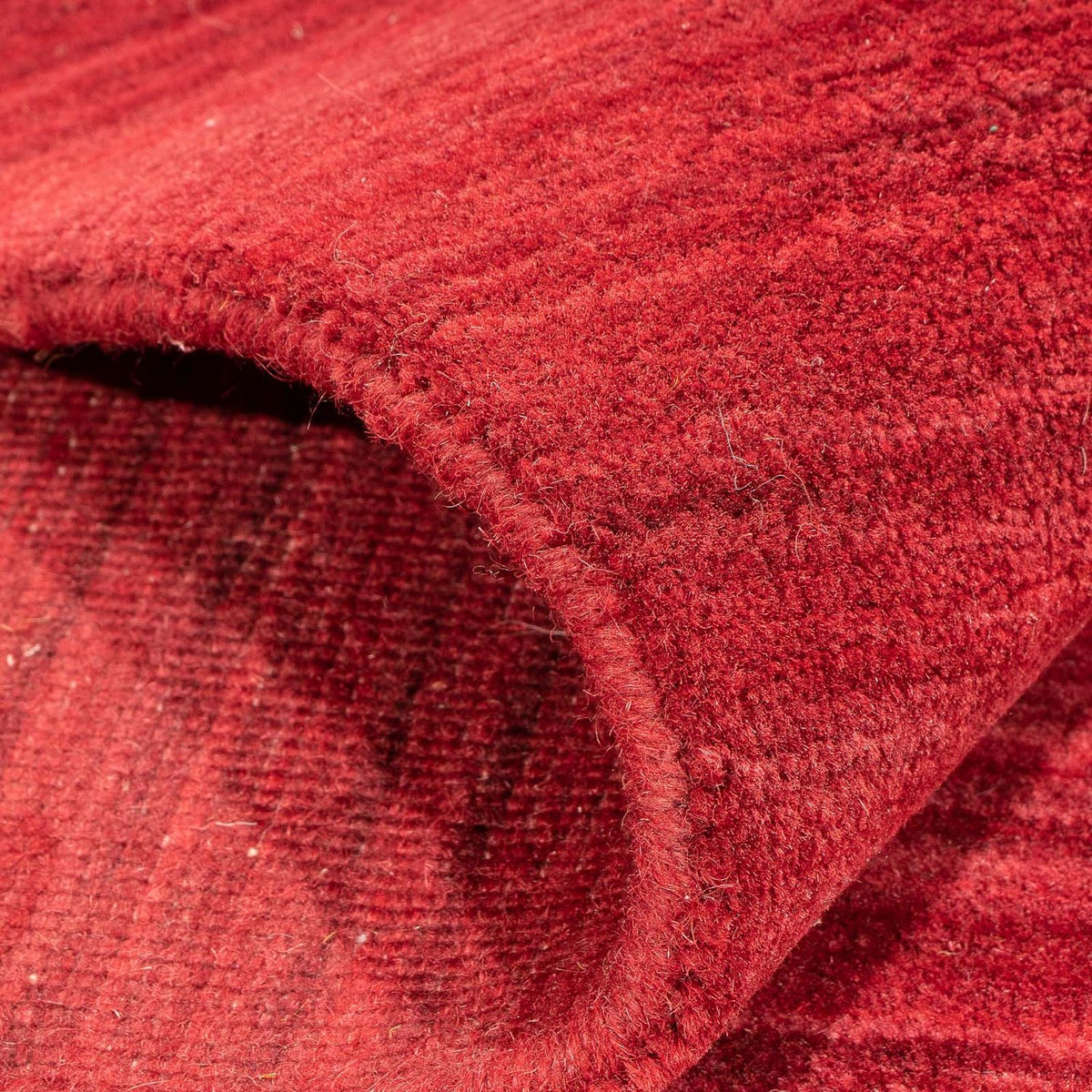Gabbeh Tæppe - Loribaft Softy - 240 x 170 cm - mørkerød