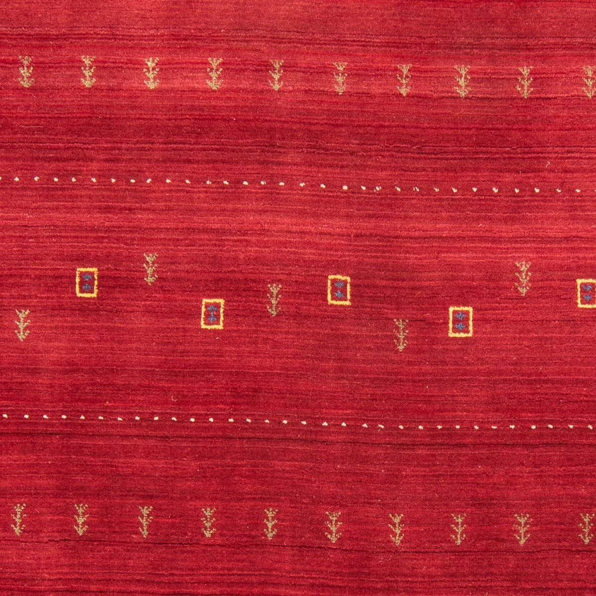 Gabbeh Tæppe - Loribaft Softy - 240 x 170 cm - mørkerød