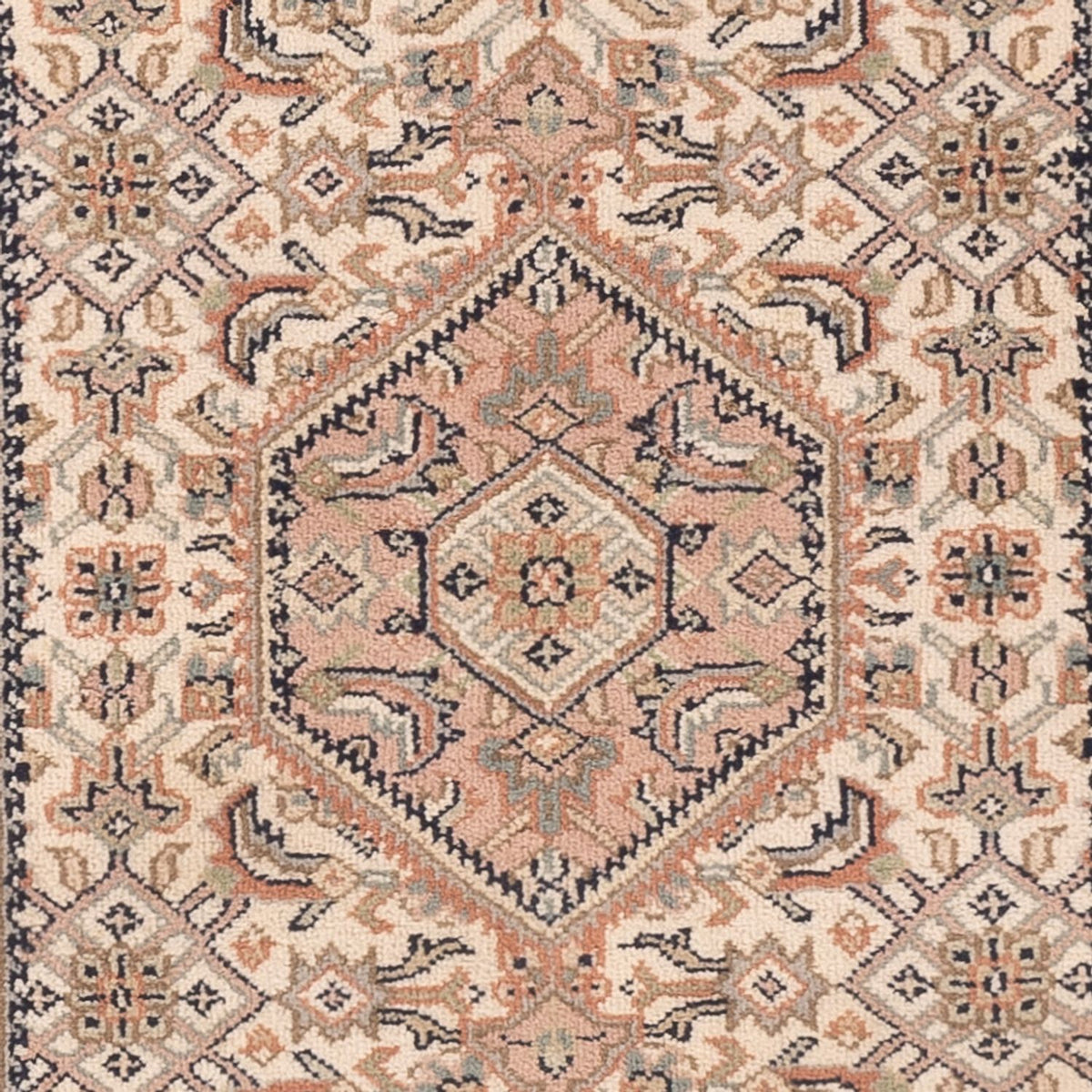 Orientalsk tæppe - Bijar - Indus - 140 x 70 cm - mørk beige