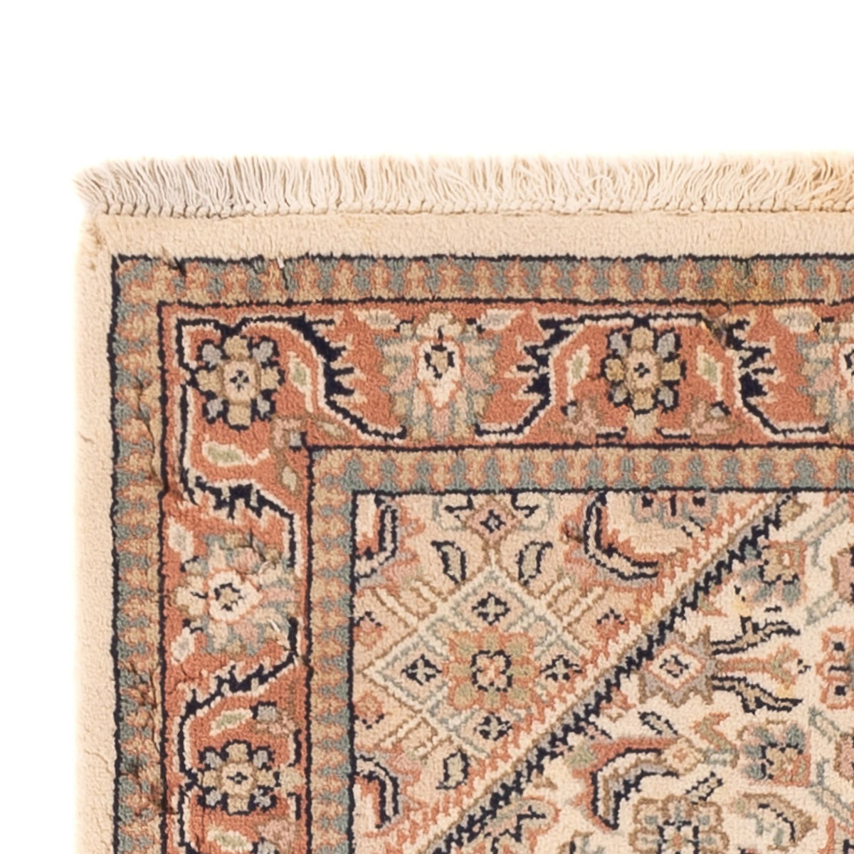 Orientalsk tæppe - Bijar - Indus - 140 x 70 cm - mørk beige