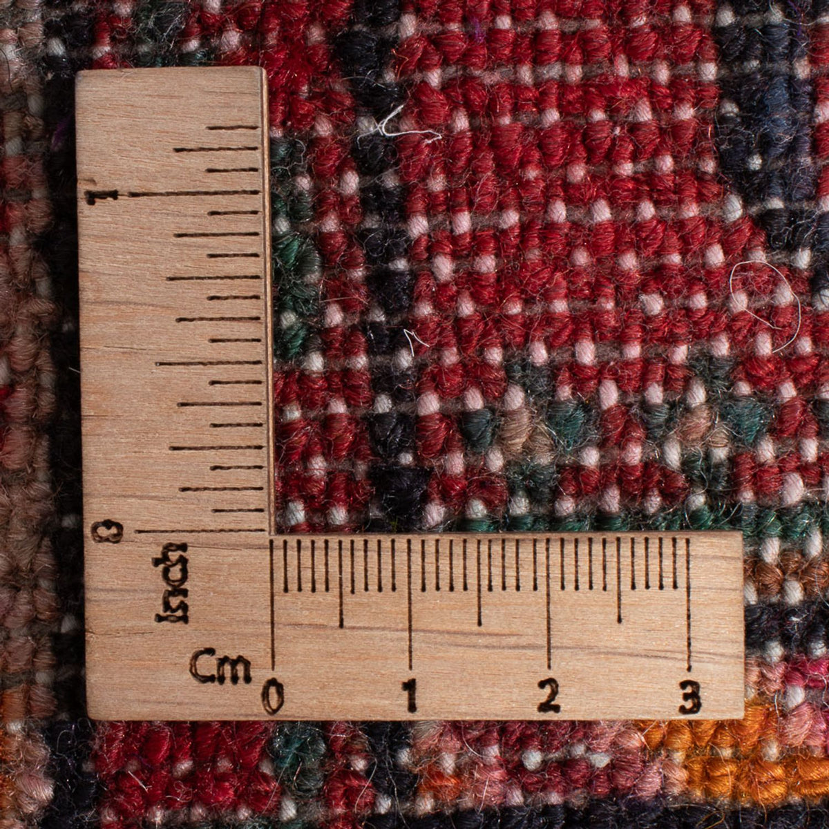 Løber Persisk tæppe - Nomadisk - 197 x 77 cm - mørkerød
