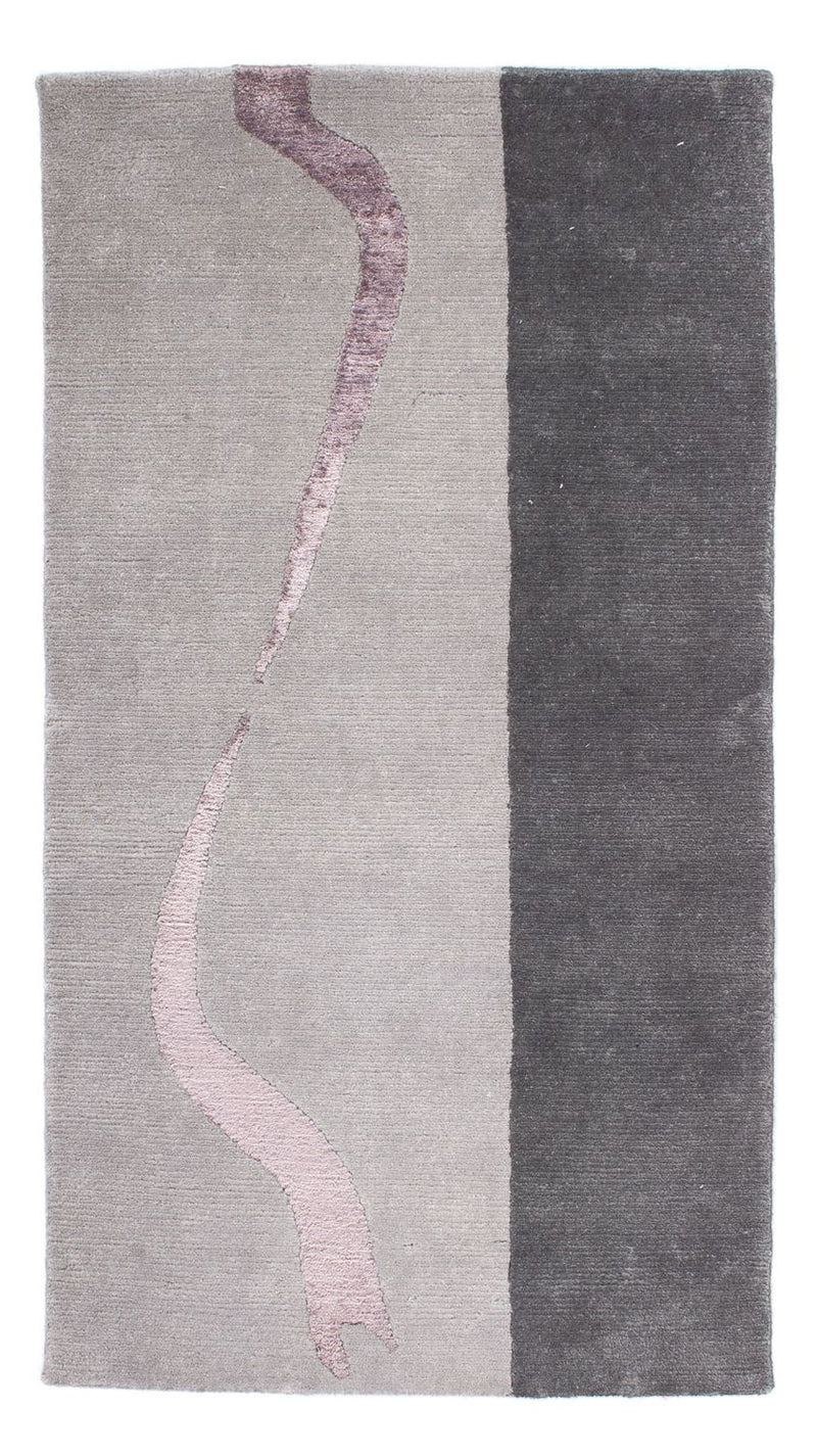 Nepal Tæppe - 120 x 60 cm - grå
