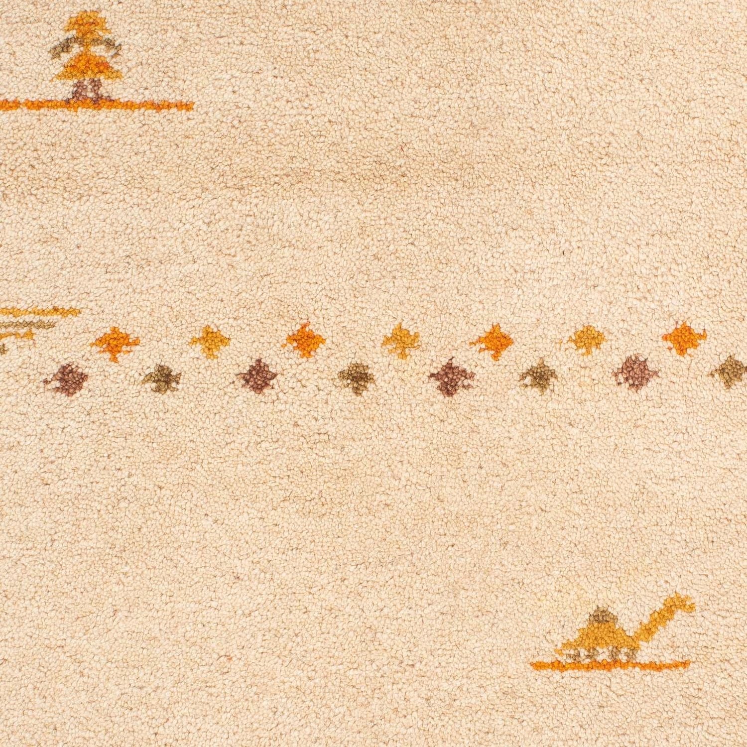Gabbeh-tæppe - Indus - 120 x 70 cm - beige