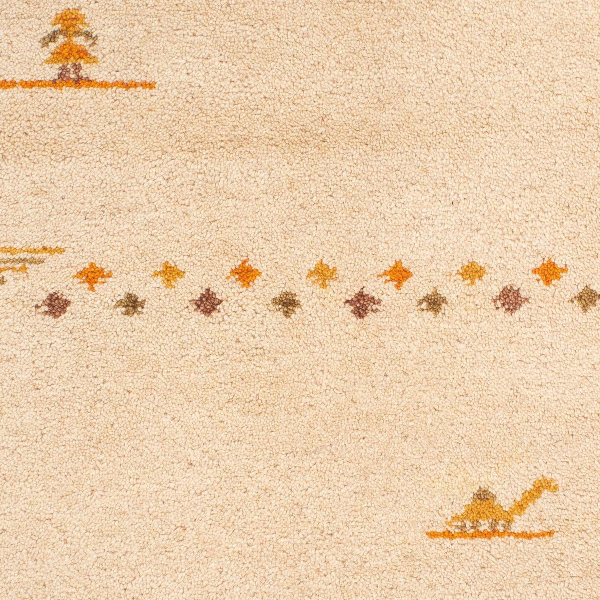 Gabbeh-tæppe - Indus - 120 x 70 cm - beige
