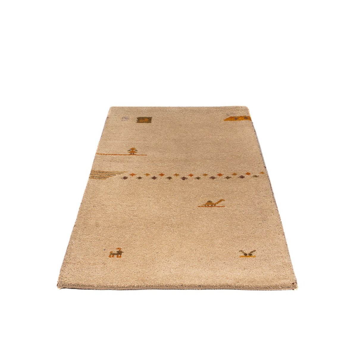Gabbeh-tæppe - Indus - 120 x 70 cm - beige