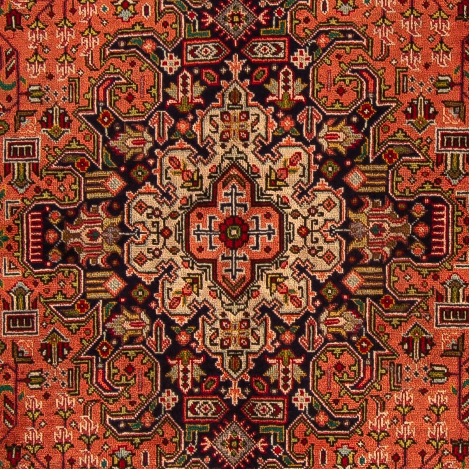 Persisk tæppe - Tabriz - 295 x 195 cm - lysrød