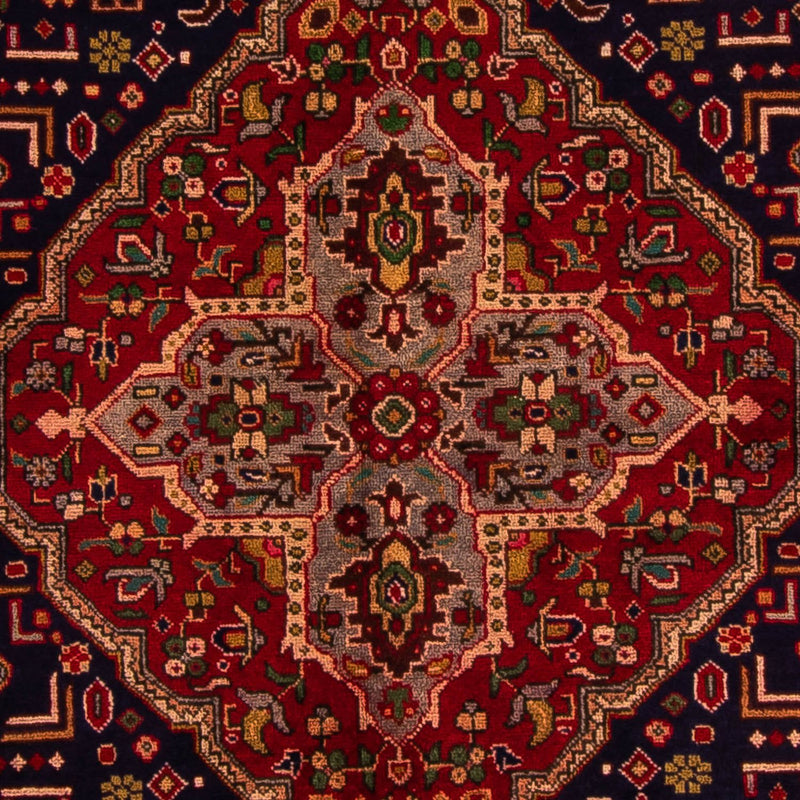 Persisk tæppe - Tabriz - 297 x 197 cm - mørkeblå