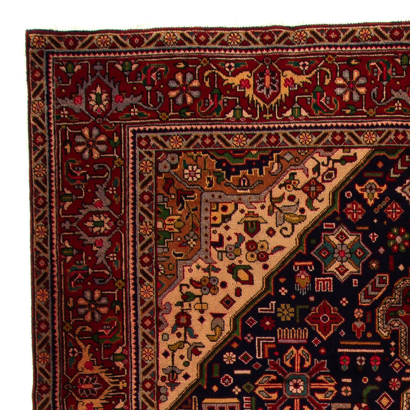 Persisk tæppe - Tabriz - 297 x 197 cm - mørkeblå