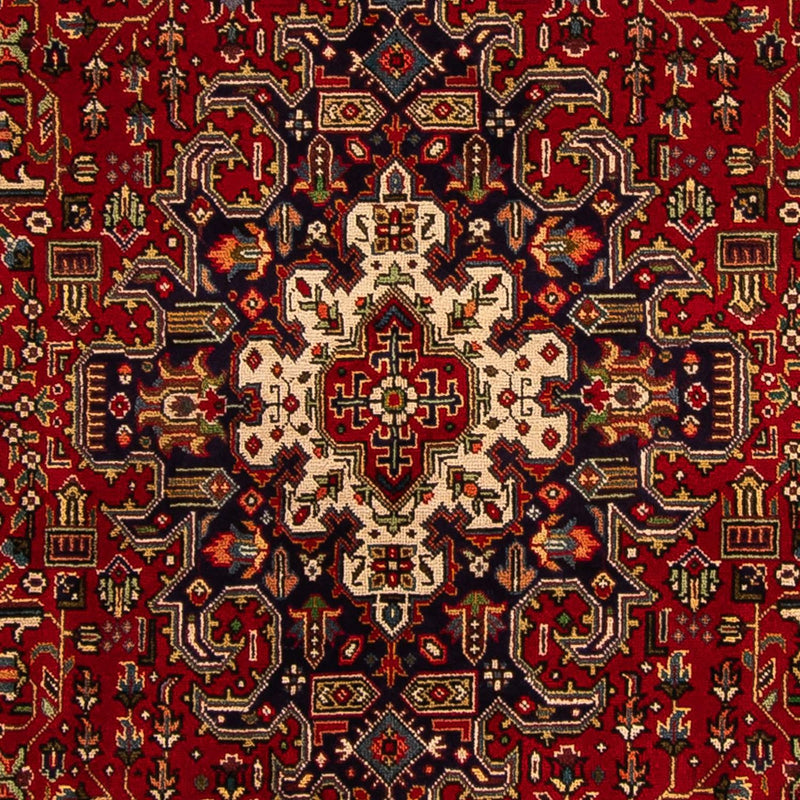Persisk tæppe - Tabriz - 305 x 195 cm - mørkerød