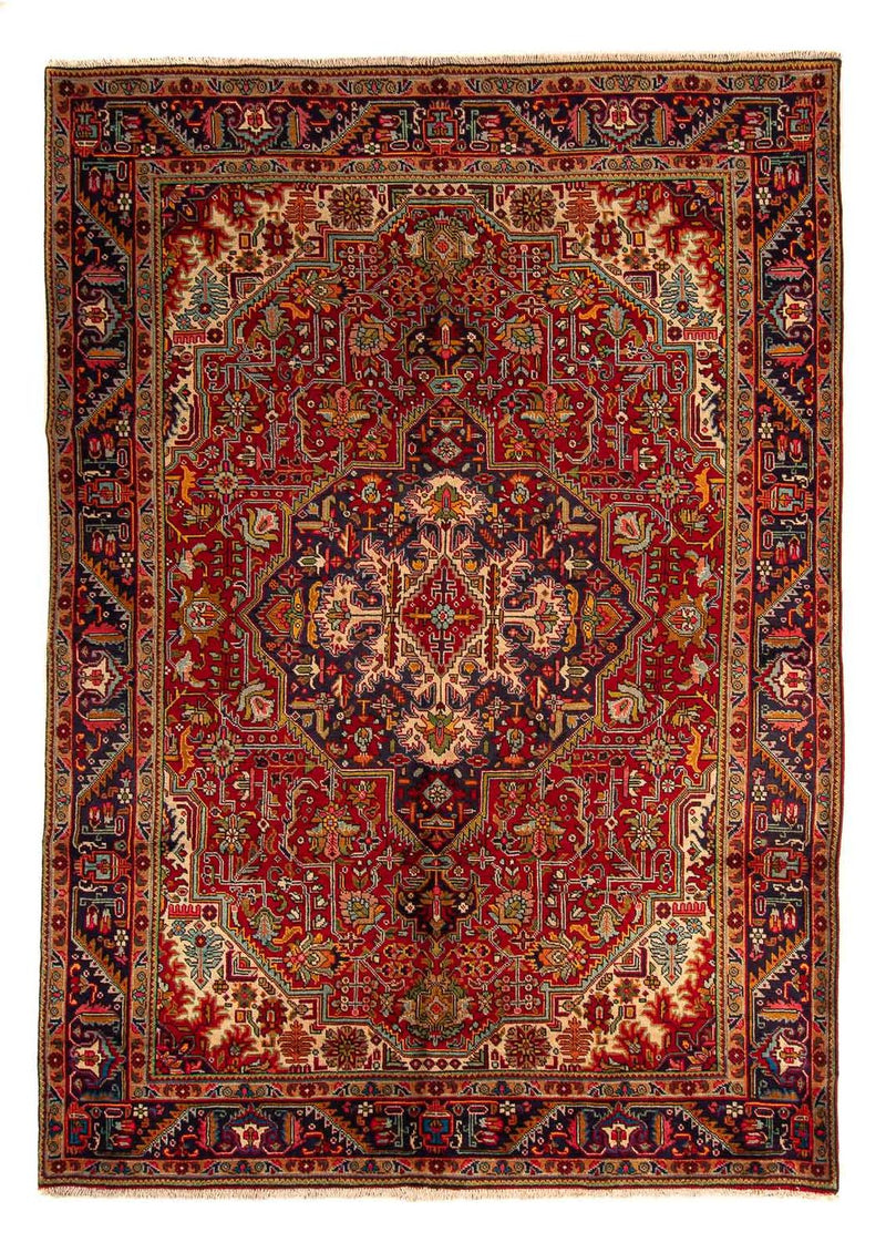 Persisk tæppe - Tabriz - 295 x 200 cm - lysrød