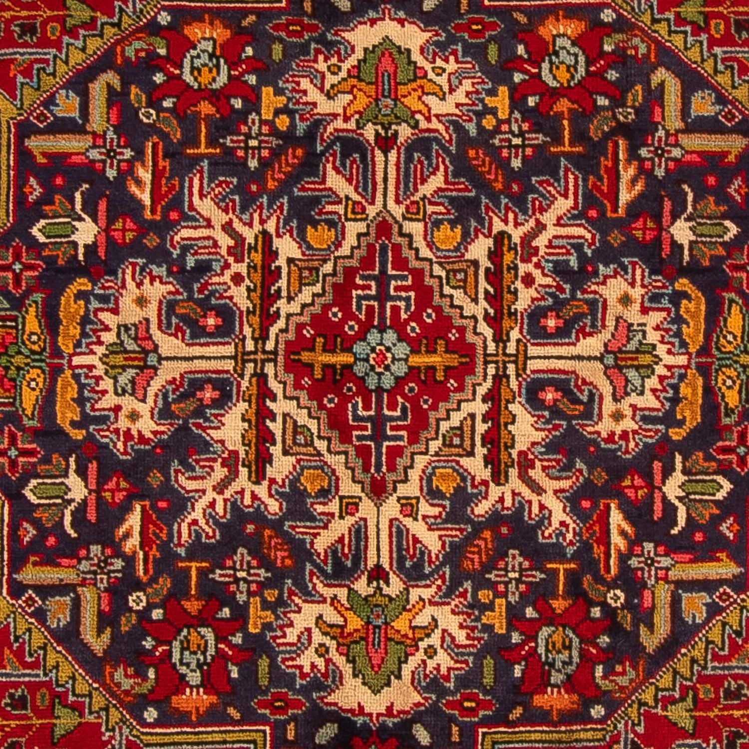 Persisk tæppe - Tabriz - 295 x 200 cm - lysrød