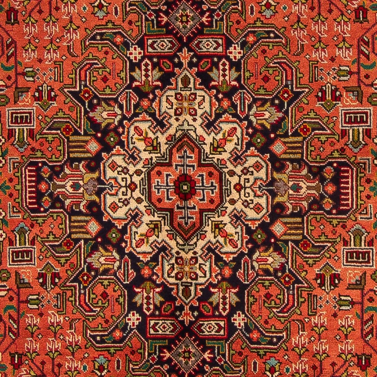 Persisk tæppe - Tabriz - 295 x 195 cm - lysrød
