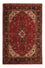 Persisk tæppe - Tabriz - 297 x 195 cm - mørkerød