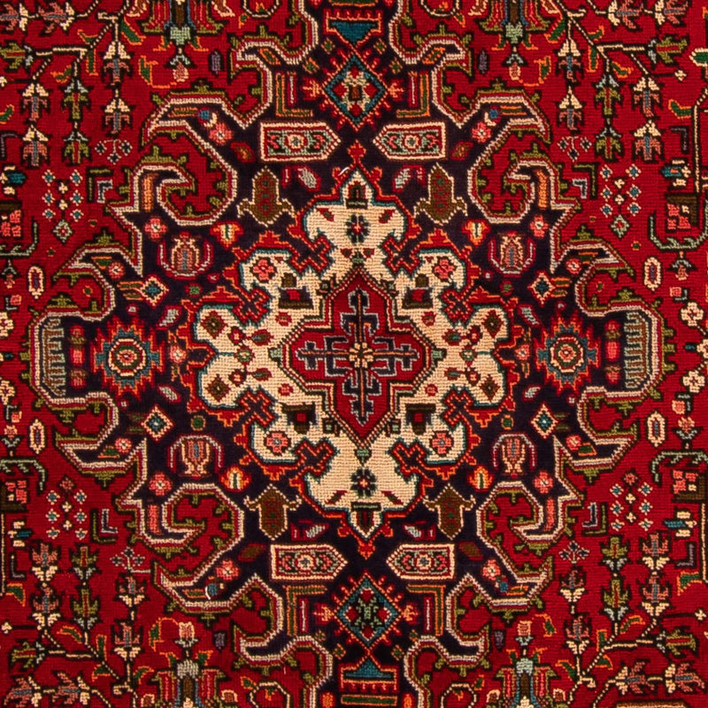 Persisk tæppe - Tabriz - 297 x 195 cm - mørkerød