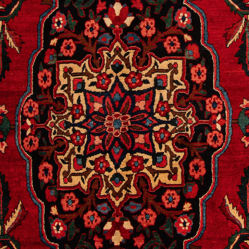 Persisk tæppe - Nomadisk - 400 x 228 cm - mørkerød