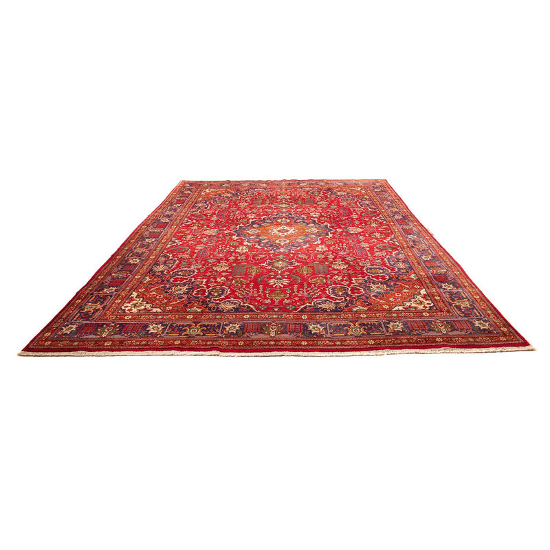 Persisk tæppe - Tabriz - 400 x 288 cm - lysrød
