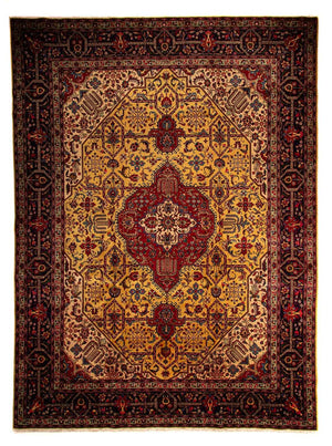 Persisk tæppe - Tabriz - 397 x 297 cm - beige