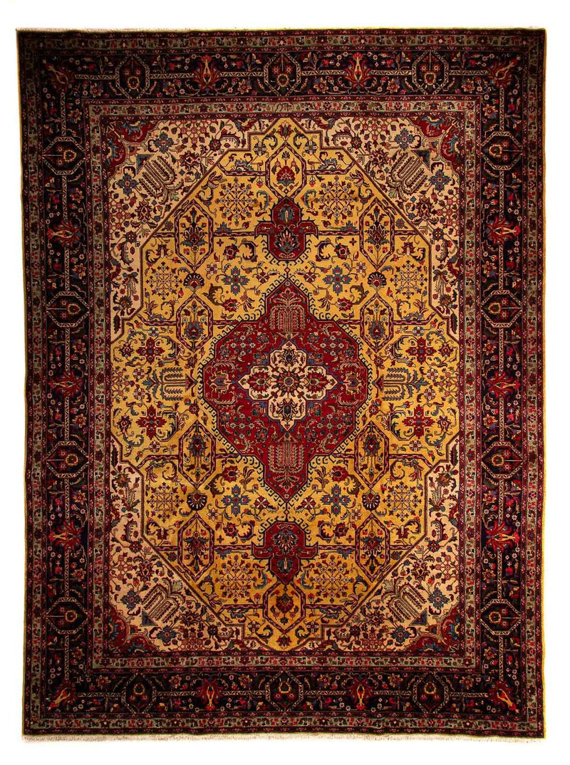 Persisk tæppe - Tabriz - 397 x 297 cm - beige
