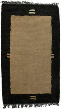 Nepal Tæppe - 140 x 70 cm - lys brun