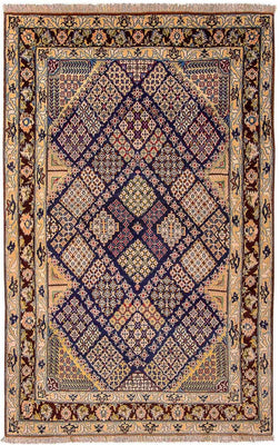 Persisk tæppe - Isfahan - Premium - 143 x 92 cm - blå