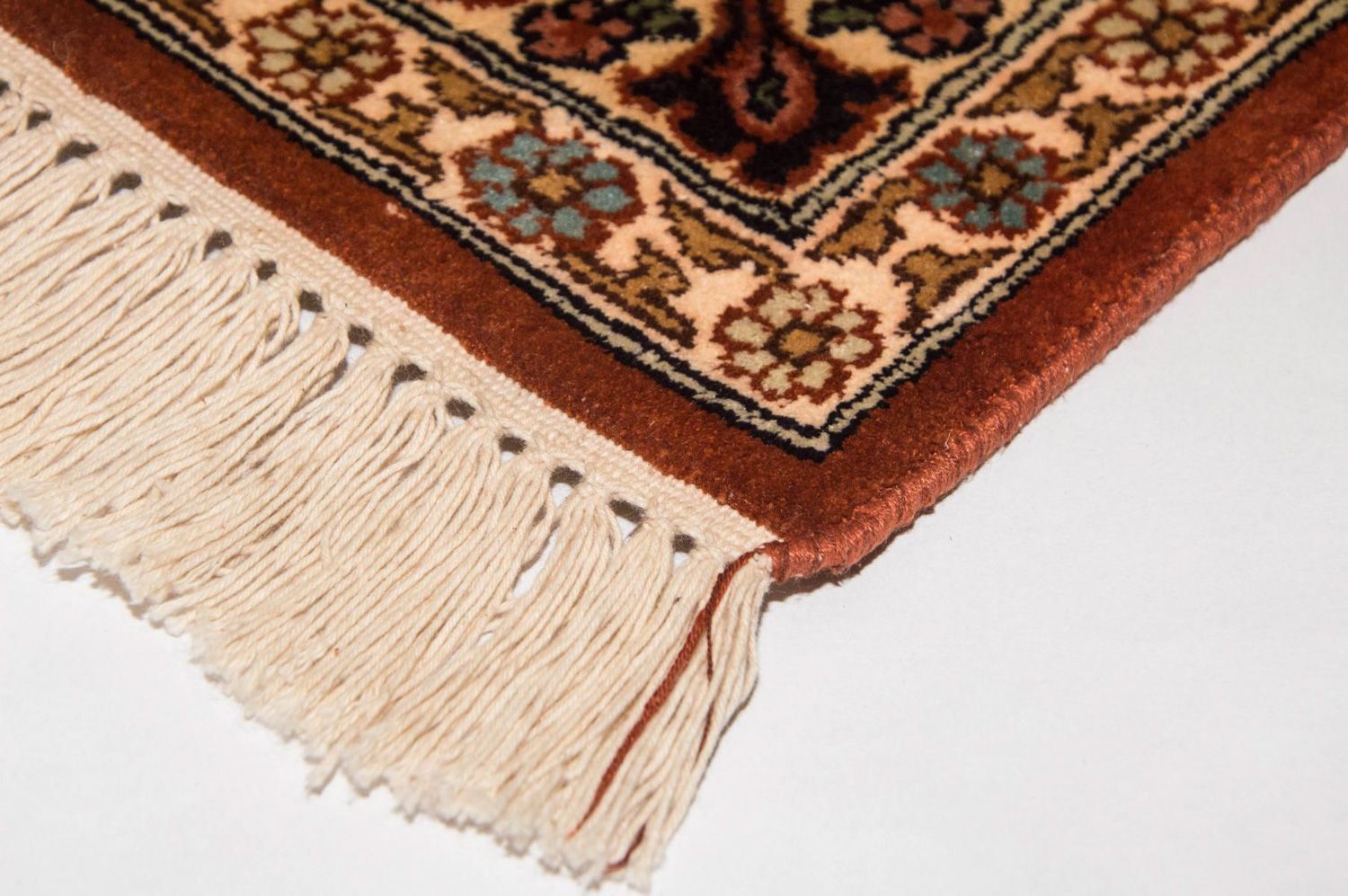 Silketæppe - Kashmir Silk - 308 x 241 cm - flerfarvet