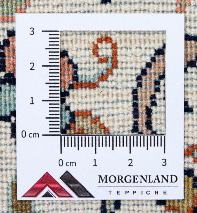 Silketæppe - Kashmir Silk - 127 x 74 cm - beige
