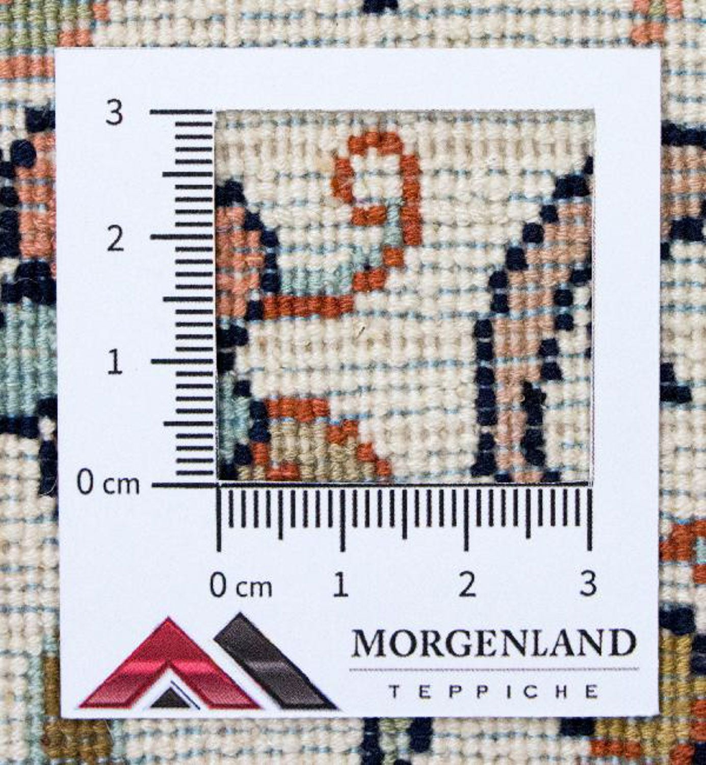 Silketæppe - Kashmir Silk - 127 x 74 cm - beige