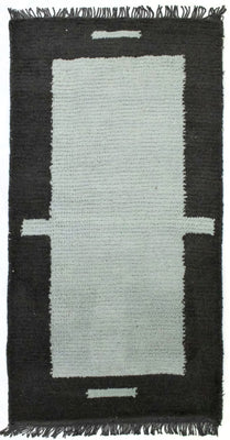 Nepal Tæppe - 140 x 70 cm - blå