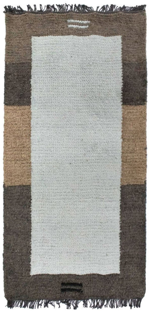 Nepal Tæppe - 140 x 70 cm - beige