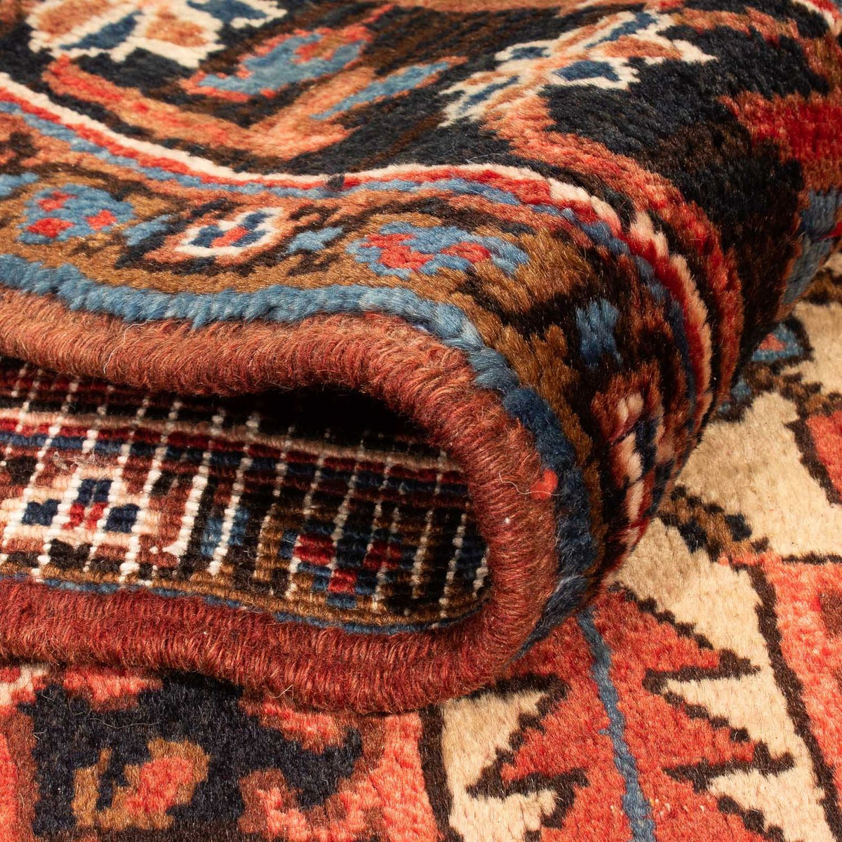 Løber Persisk tæppe - Nomadisk - 258 x 112 cm - rød