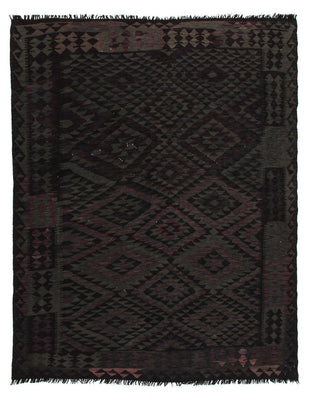 Kelim Carpet - Splash - 212 x 162 cm - flerfarvet