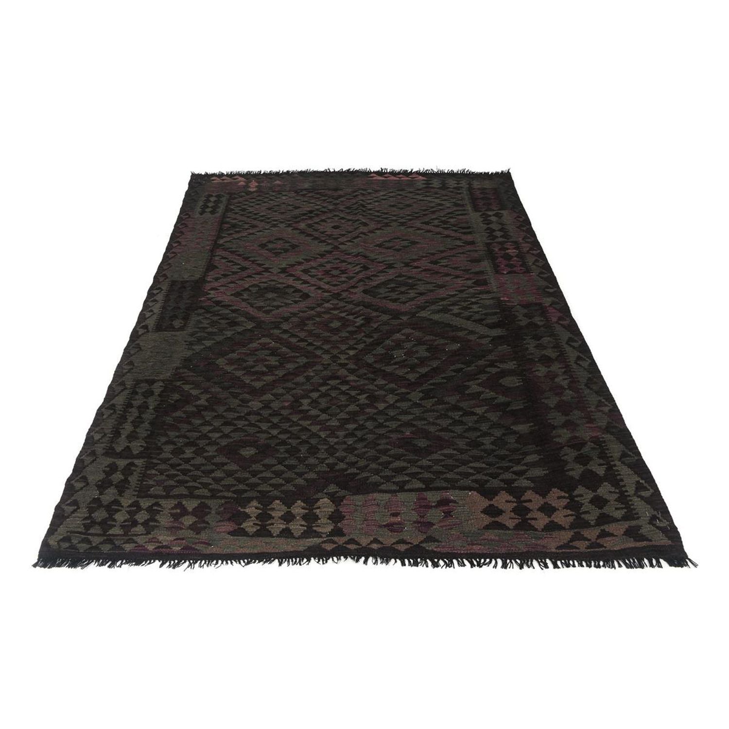 Kelim Carpet - Splash - 212 x 162 cm - flerfarvet