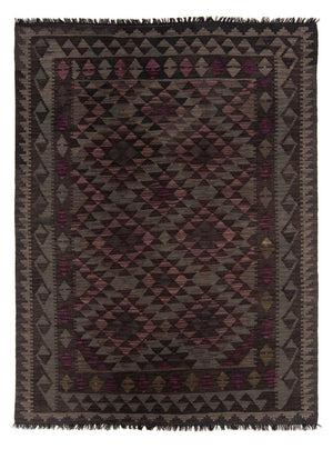 Kelim Carpet - Splash - 197 x 151 cm - flerfarvet