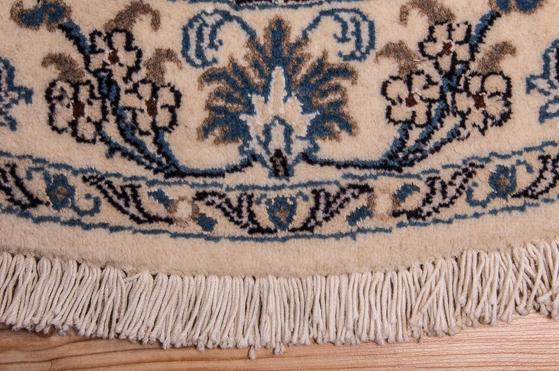 Persisk tæppe - Nain - Royal rundt  - 150 x 150 cm - beige