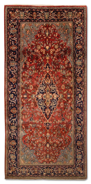 Løber Persisk tæppe - Classic - 237 x 108 cm - rød