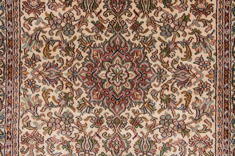 Løber Silketæppe - Kashmir Silk - 190 x 77 cm - beige