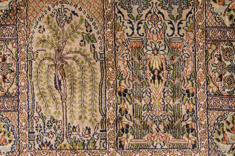 Løber Silketæppe - Kashmir Silk - 270 x 75 cm - flerfarvet
