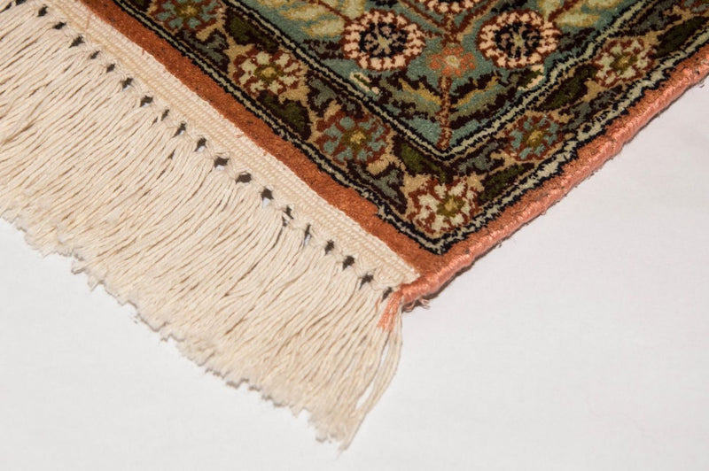 Løber Silketæppe - Kashmir Silk - 270 x 75 cm - flerfarvet