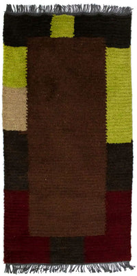 Nepal Tæppe - 140 x 70 cm - brun