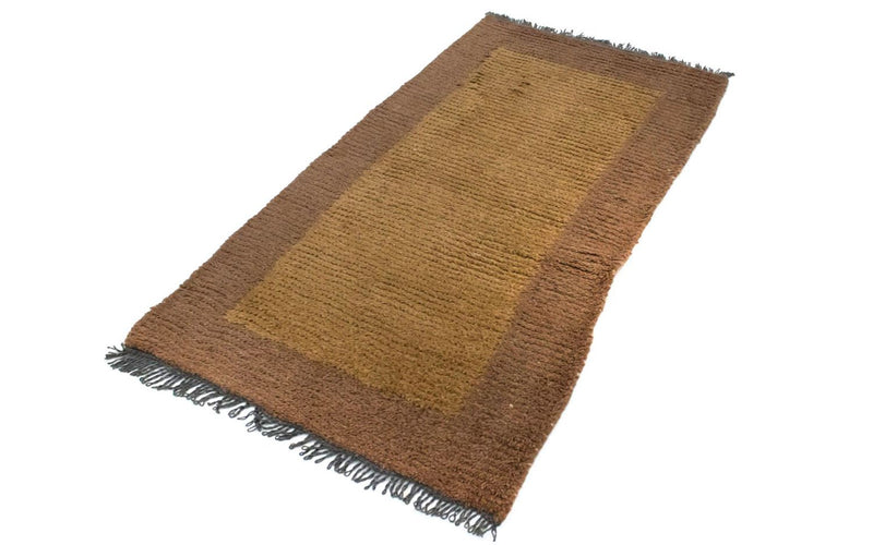 Nepal Tæppe - 140 x 70 cm - brun