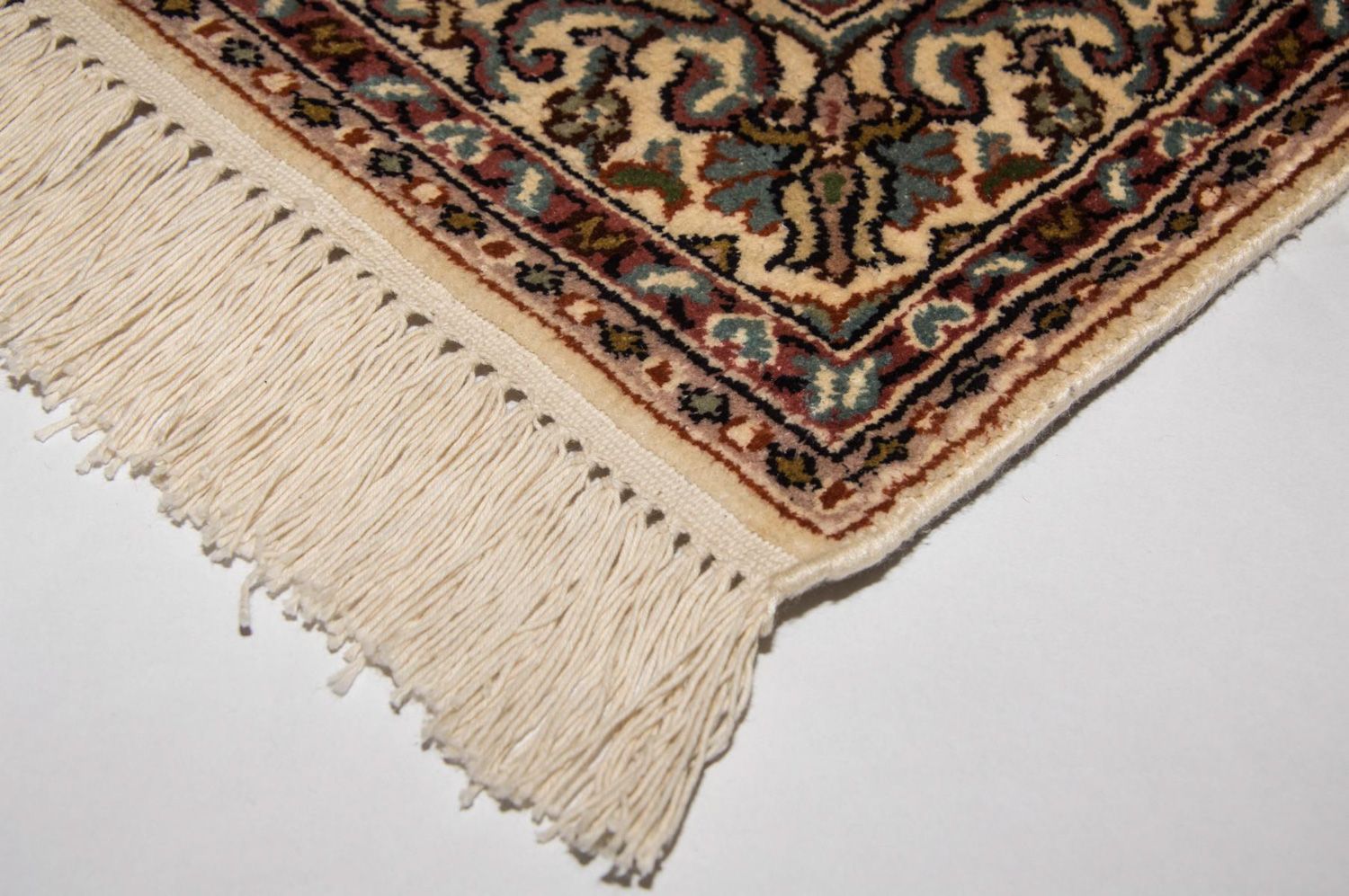 Løber Silketæppe - Kashmir Silk - 192 x 79 cm - beige