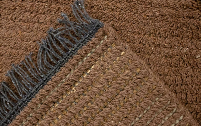 Nepal Tæppe - 140 x 70 cm - brun